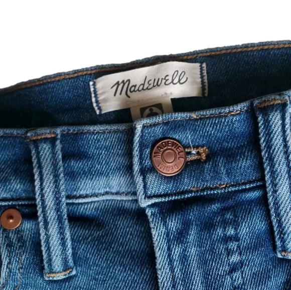 Madewell The Perfect Vintage Denim Jean Size 25 #MB687 High Rise Mom - Picture 6 of 13